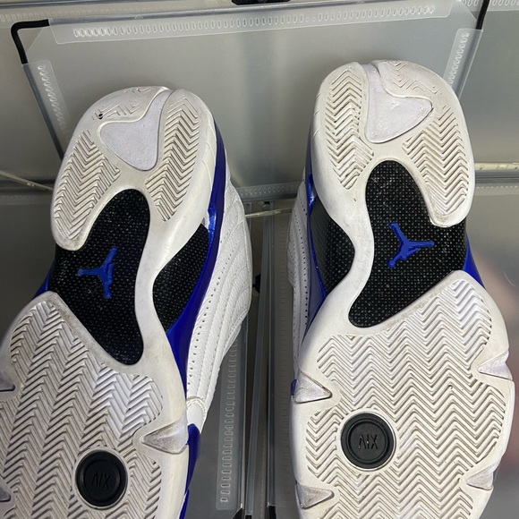 Jordan 14 hyper Royal size 10.5 retro with original box - Picture 5 of 7